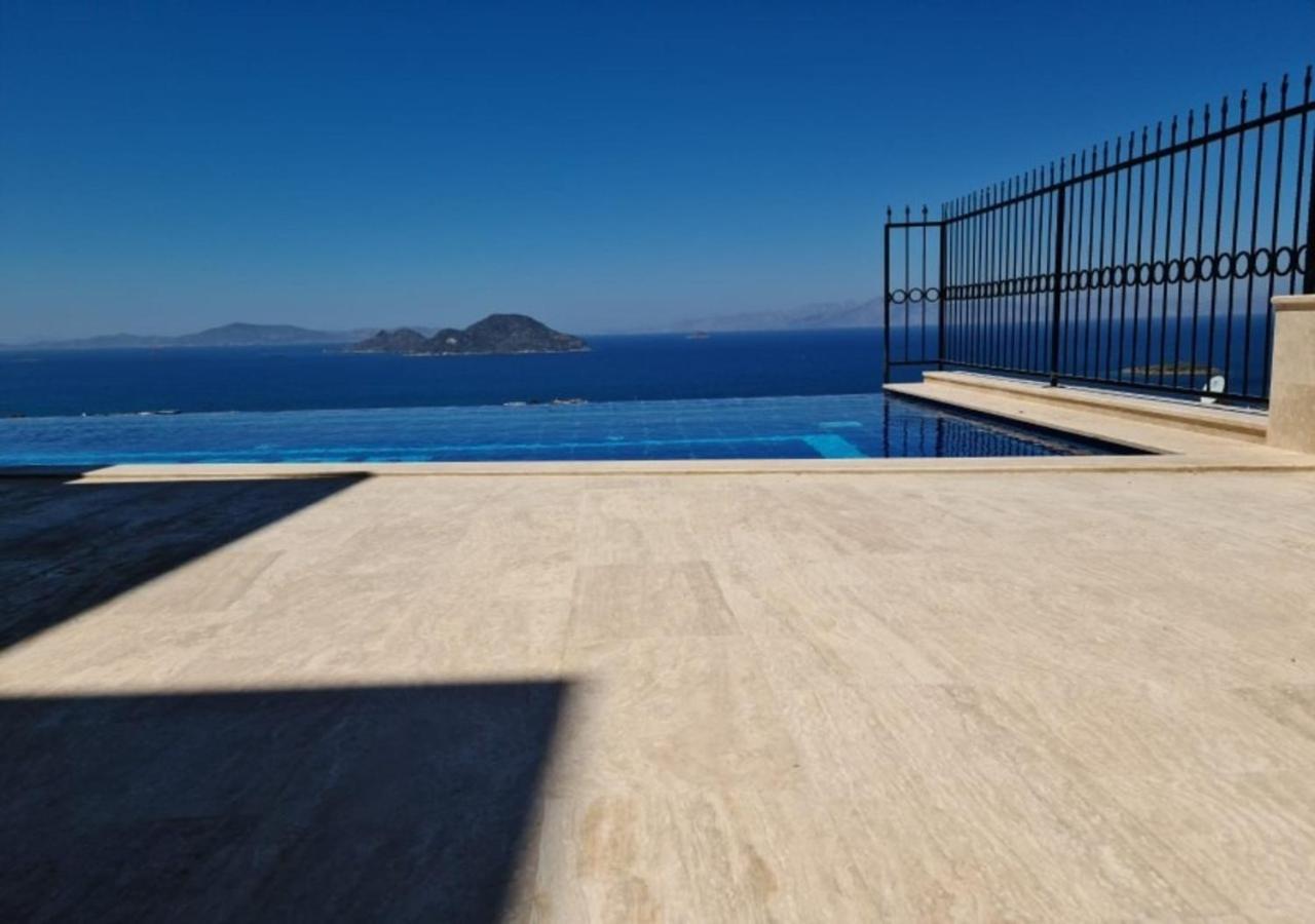 Bodrum Eason Villa & House 350M2 Full Sea View With Private Infinity Pool Екстериор снимка
