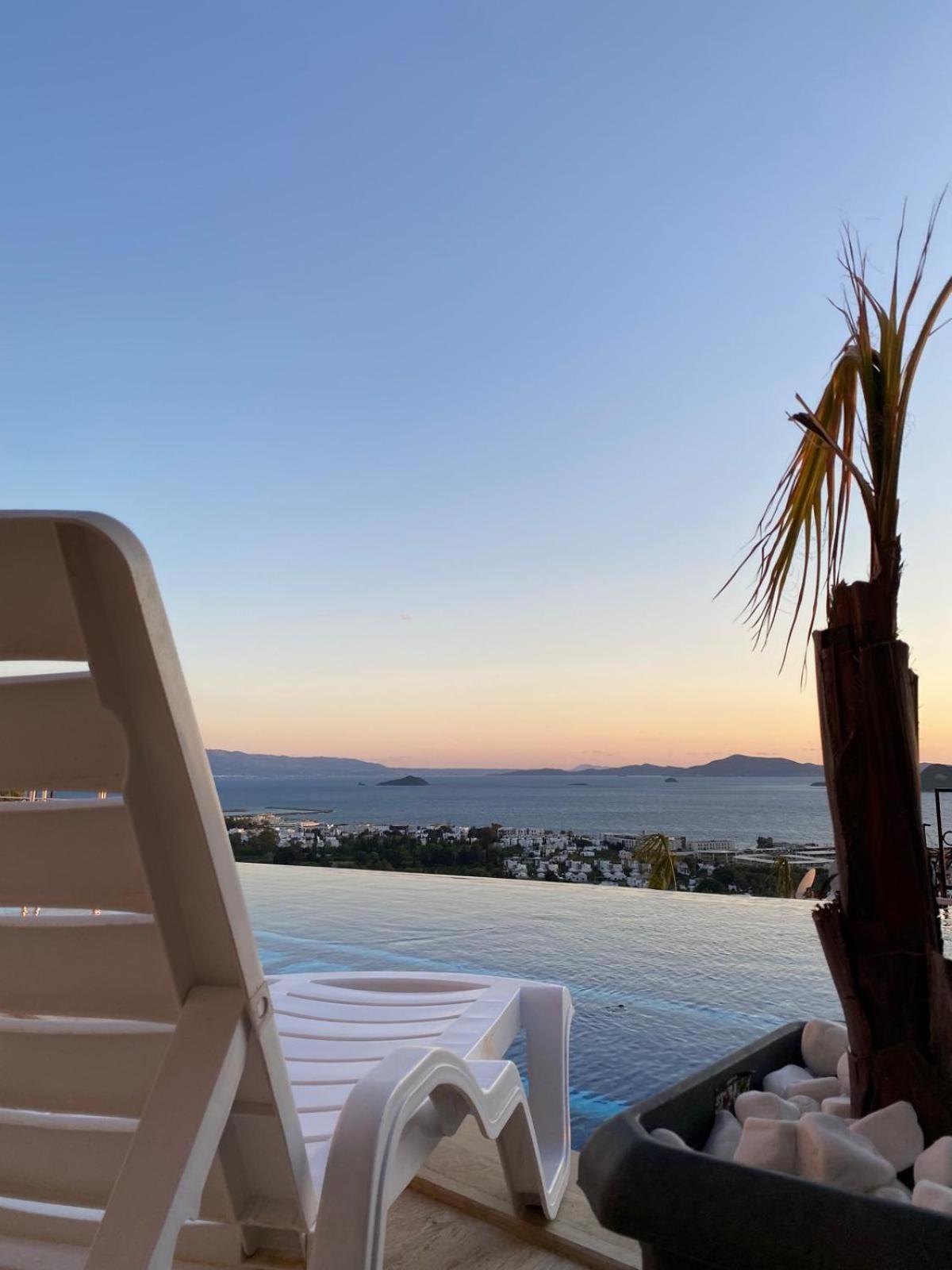 Bodrum Eason Villa & House 350M2 Full Sea View With Private Infinity Pool Екстериор снимка